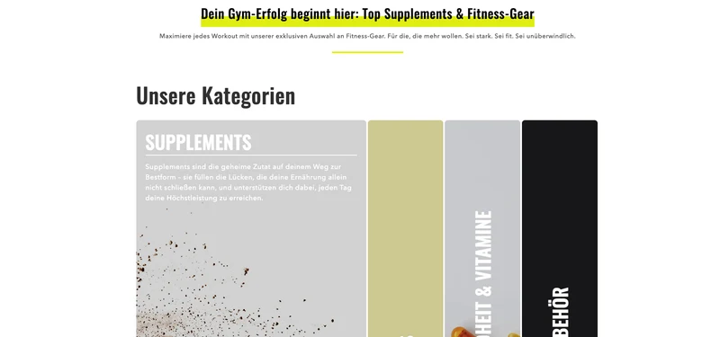Der Fitness Shop - Projekt #181