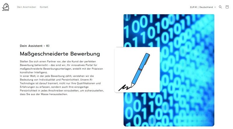 Der Bewerbungs - Shop - Projekt #93