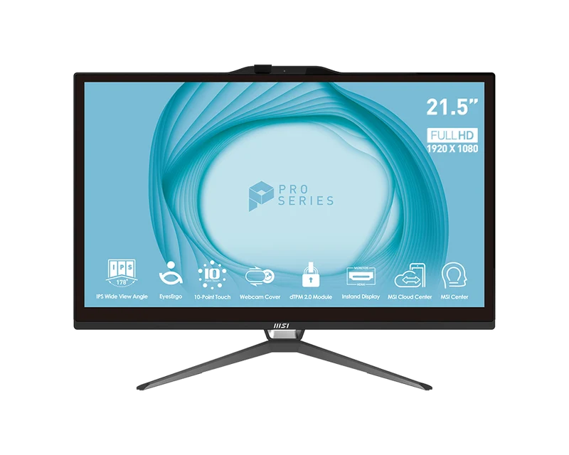 MSI All-in-One Desktop PC PRO AP222T 13M-091XEU