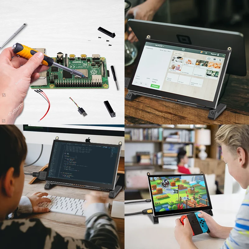 UPi B2 – Raspberry Pi 7-Zoll-Touchscreen-HDMI-Monitor | UPERFECT UPi