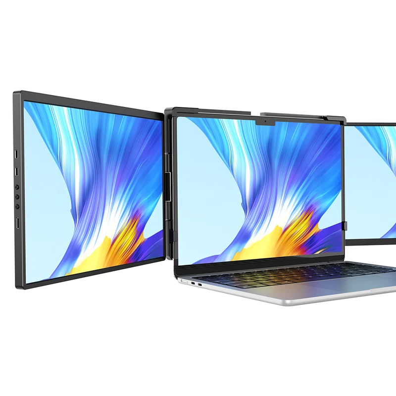 UStation Z 14 - Tri-Screen Laptop Monitor Extender Dreifach-Display Tragbare Workstation