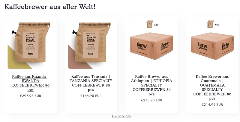 Der Kaffee Barista Shop - Projekt #216