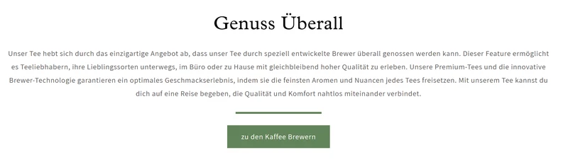 Der Tee Barista Shop - Projekt #213