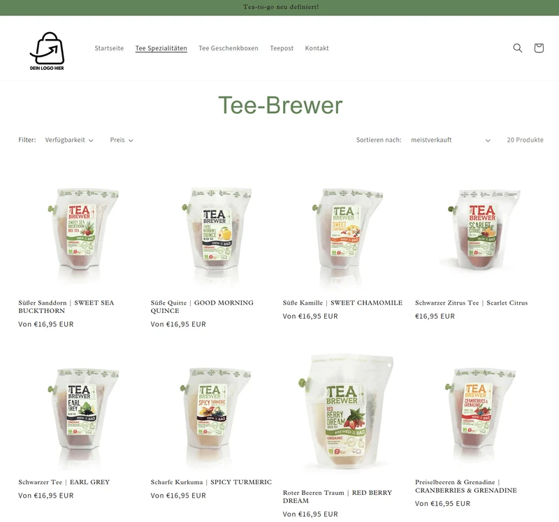 Der Tee Barista Shop - Projekt #213