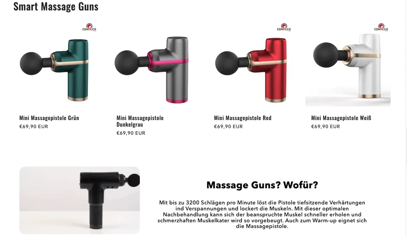 Der Massage Gun Shop - Projekt #164