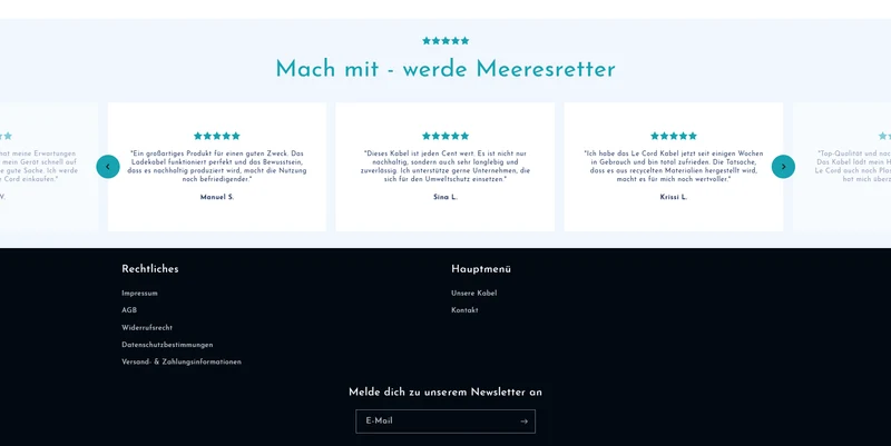 Der Meer Charger Shop - Projekt #210