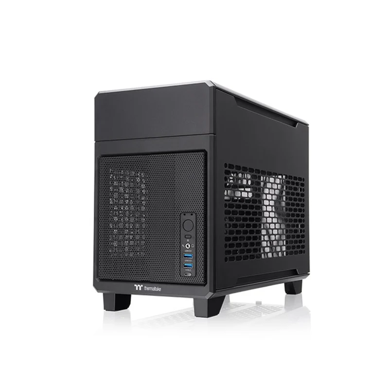 Thermaltake TR100 Mini-ITX Mini Tower PC Case (Black, Snow) (CA-11A-00S1NN-00, CA-11A-00S6NN-00)