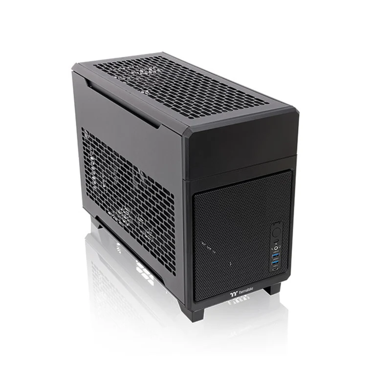 Thermaltake TR100 Mini-ITX Mini Tower PC Case (Black, Snow) (CA-11A-00S1NN-00, CA-11A-00S6NN-00)