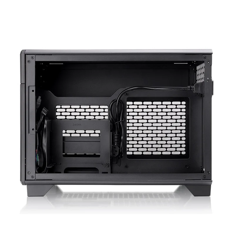 Thermaltake TR100 Mini-ITX Mini Tower PC Case (Black, Snow) (CA-11A-00S1NN-00, CA-11A-00S6NN-00)