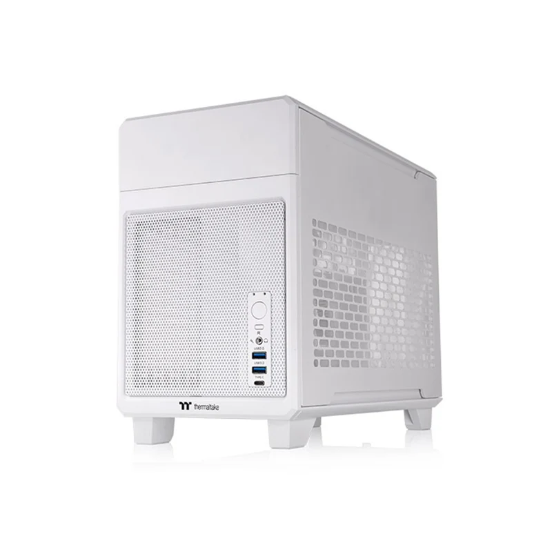 Thermaltake TR100 Mini-ITX Mini Tower PC Case (Black, Snow) (CA-11A-00S1NN-00, CA-11A-00S6NN-00)
