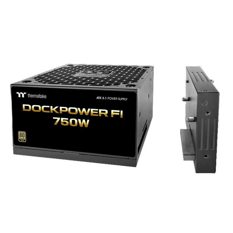 Thermaltake Dockpower FI 750W 80+ Gold Fully Modular Power Supply (Black, Snow Ed.) (PS-DCP-0750FNFAGU-2, PS-DCP-0750FNFAGU-S)