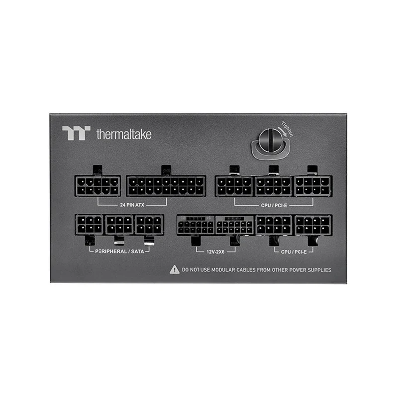 Thermaltake Dockpower FI 750W 80+ Gold Fully Modular Power Supply (Black, Snow Ed.) (PS-DCP-0750FNFAGU-2, PS-DCP-0750FNFAGU-S)