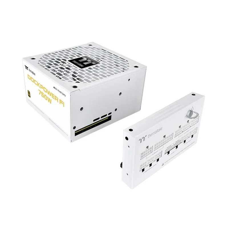 Thermaltake Dockpower FI 750W 80+ Gold Fully Modular Power Supply (Black, Snow Ed.) (PS-DCP-0750FNFAGU-2, PS-DCP-0750FNFAGU-S)