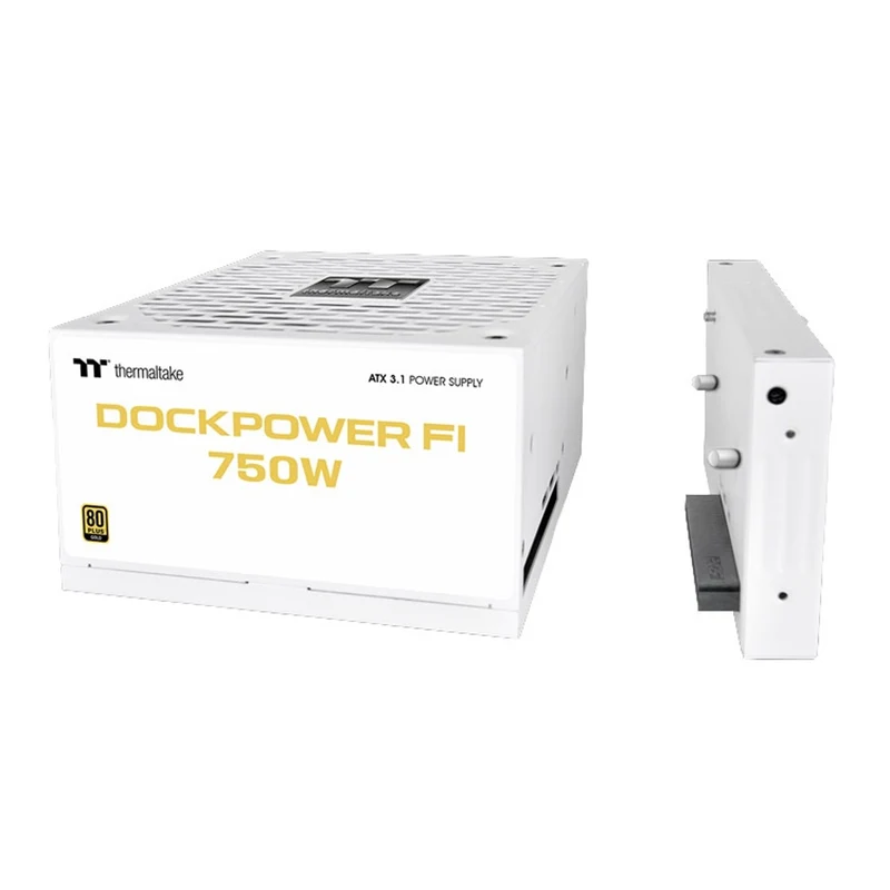 Thermaltake Dockpower FI 750W 80+ Gold Fully Modular Power Supply (Black, Snow Ed.) (PS-DCP-0750FNFAGU-2, PS-DCP-0750FNFAGU-S)