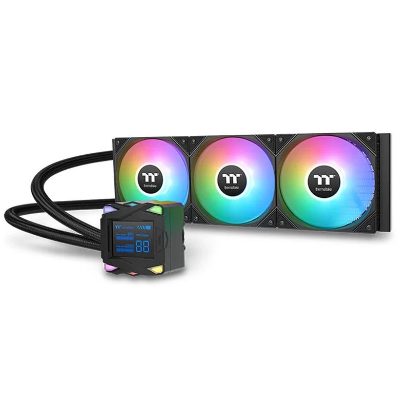 Thermaltake LA360-S ARGB Sync AIO Liquid Cooler with 2.4" Segment LCD (CL-W462-PL12SW-A)