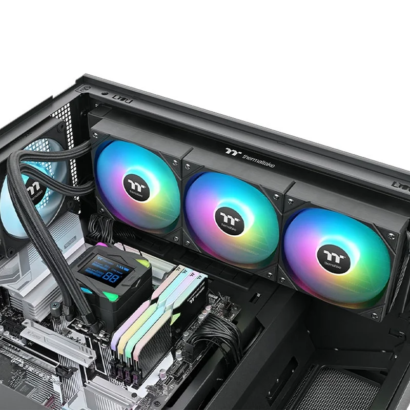 Thermaltake LA360-S ARGB Sync AIO Liquid Cooler with 2.4" Segment LCD (CL-W462-PL12SW-A)