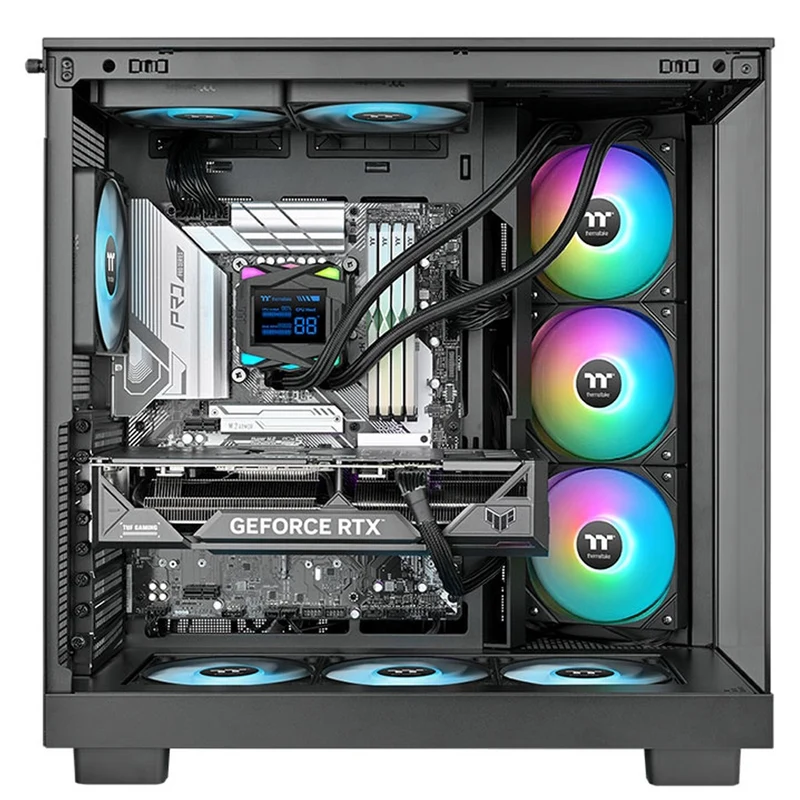 Thermaltake LA360-S ARGB Sync AIO Liquid Cooler with 2.4" Segment LCD (CL-W462-PL12SW-A)