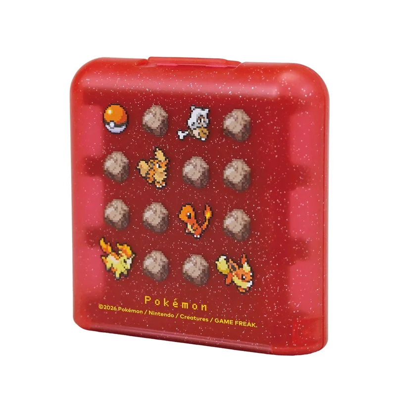 Hori Game Card Case 24 for Nintendo Switch 2 (Pokemon Pixel Green, Pokemon Pixel Red) (NSX-187A, NSX-188A)