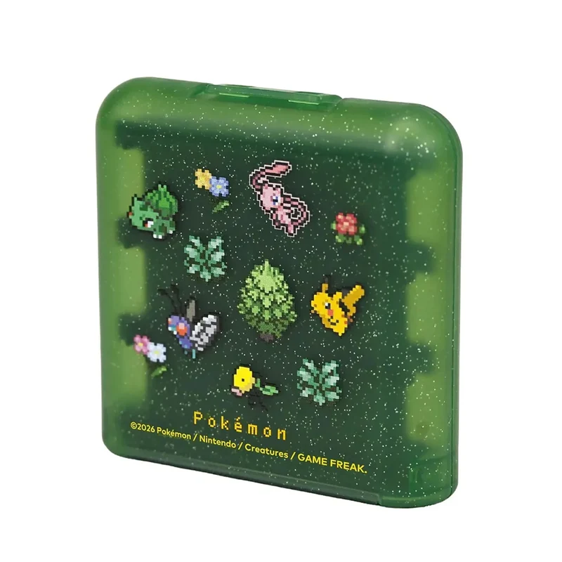Hori Game Card Case 24 for Nintendo Switch 2 (Pokemon Pixel Green, Pokemon Pixel Red) (NSX-187A, NSX-188A)