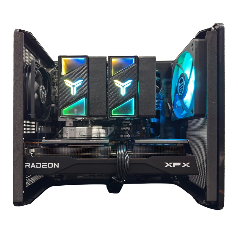 Sophos S V12 Black Desktop Gaming PC | AMD Ryzen 7 7800X3D | 32GB (2x16GB) RAM | 1TB SSD| RX 9060 XT | Steam OS
