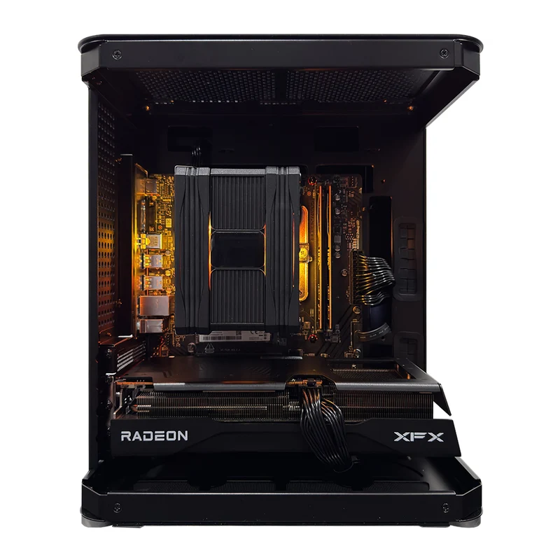 Aurora S TK-1 Black Desktop Gaming PC | AMD Ryzen 7 8700F | 16GB (2x8GB) RAM | 1TB SSD | RX 9060 XT | Steam OS