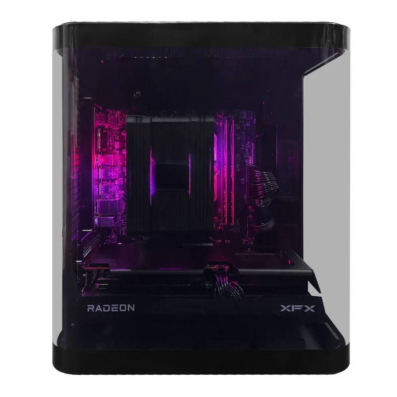 Aurora S TK-1 Black Desktop Gaming PC | AMD Ryzen 7 8700F | 16GB (2x8GB) RAM | 1TB SSD | RX 9060 XT | Steam OS