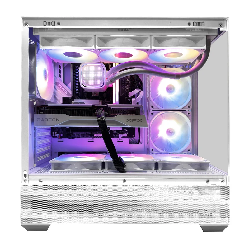 Sophos V40 White Desktop Gaming PC | AMD Ryzen 7 7800X3D | 32GB (2x16GB) RAM | 1TB SSD | RX 9060 XT | Windows 11 Pro