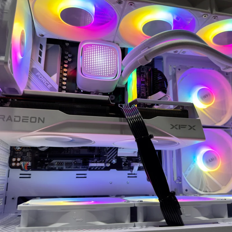 Sophos V40 White Desktop Gaming PC | AMD Ryzen 7 7800X3D | 32GB (2x16GB) RAM | 1TB SSD | RX 9060 XT | Windows 11 Pro