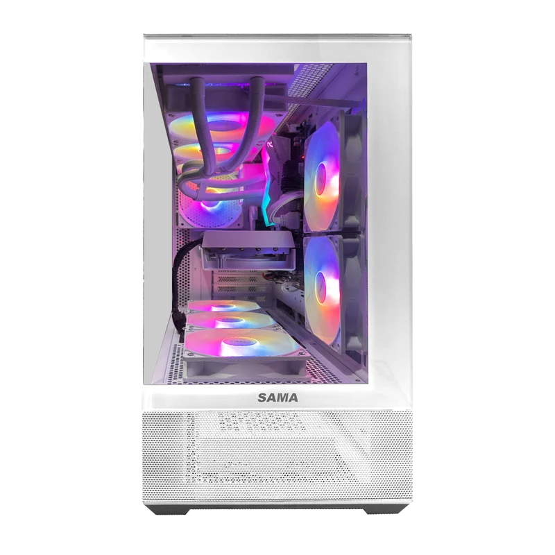 Sophos V40 White Desktop Gaming PC | AMD Ryzen 7 7800X3D | 32GB (2x16GB) RAM | 1TB SSD | RX 9060 XT | Windows 11 Pro