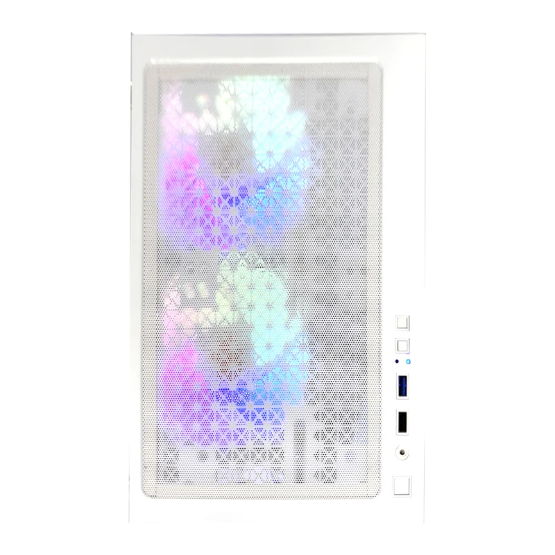 Alpha Reyna White Desktop Gaming PC | AMD Ryzen 5 5500 | 16GB (2x8GB) RAM | 512GB SSD | RTX 3050 | Windows 11 Pro