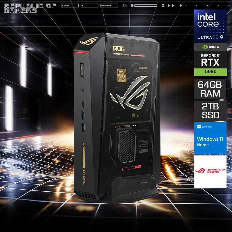 ASUS ROG NUC 16 Edition 20 Intel Ultra 9 290HX Plus 64GB RAM 2TB SSD RTX 5090 Windows 11 Mini Gaming PC