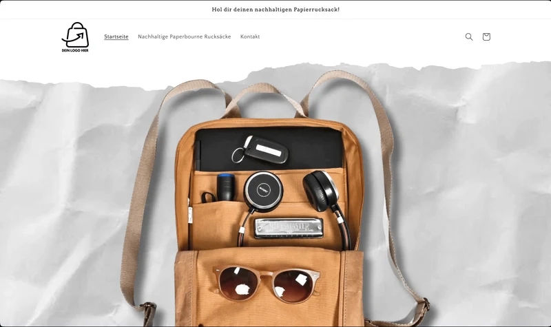 Der Papierrucksack Shop - Projekt #162