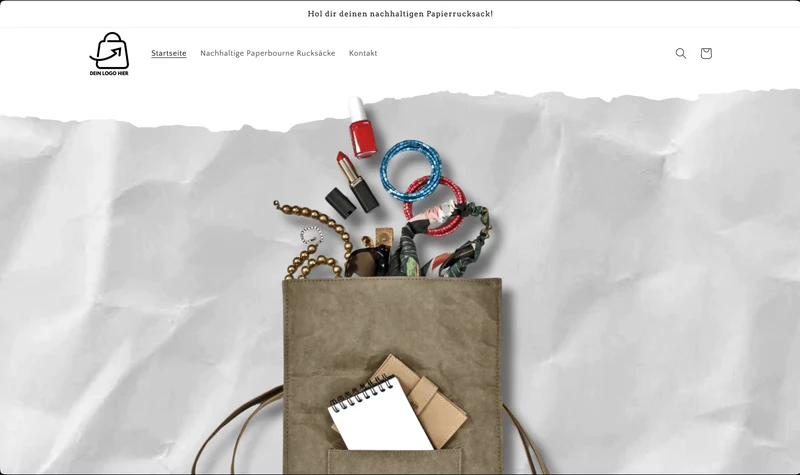 Der Papierrucksack Shop - Projekt #162