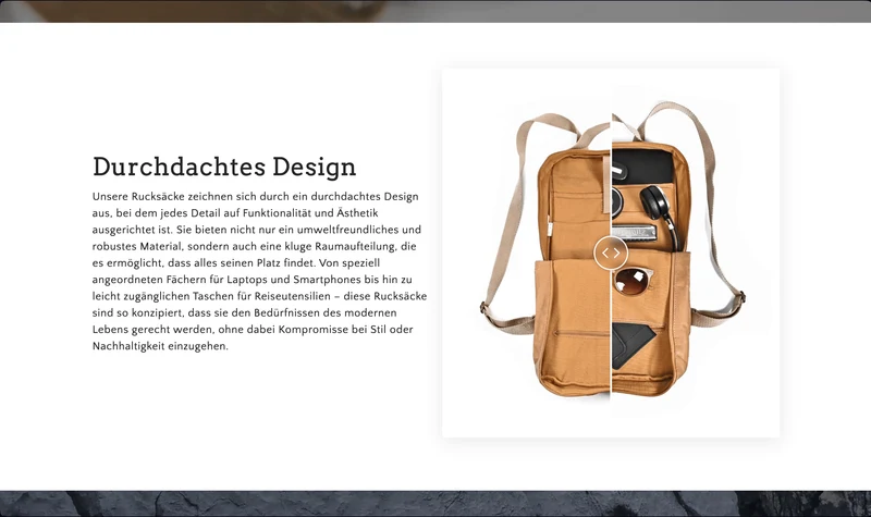 Der Papierrucksack Shop - Projekt #162