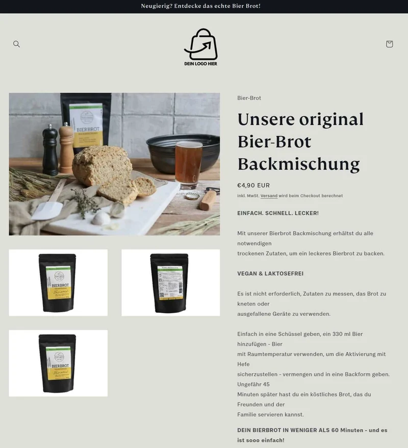 Bierbrot Shop - Projekt #159