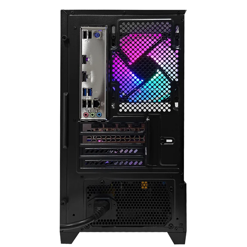 Alpha Eris Black Desktop Gaming PC | AMD Ryzen 5 5500 | 16GB (2x8GB) RAM | 512GB SSD | RTX 3050 | Windows 11 Pro