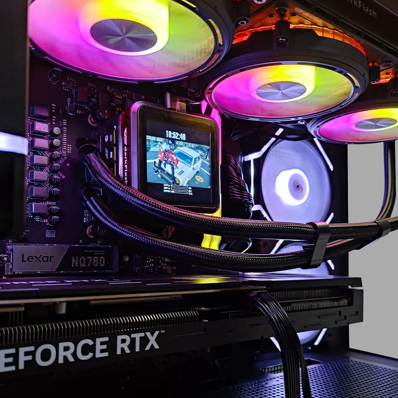 Optima DS950MV Black Desktop Gaming PC | AMD Ryzen 7 9700X | 32GB (2x16GB) RAM | 1TB SSD | RTX 5070 | Windows 11 Pro