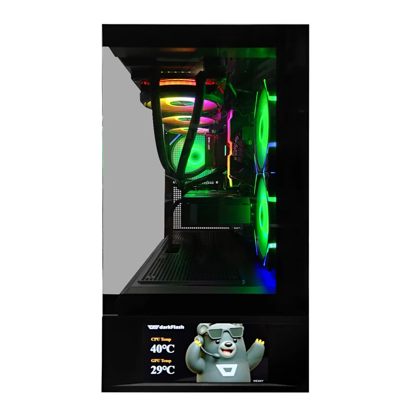 Optima DS950MV Black Desktop Gaming PC | AMD Ryzen 7 9700X | 32GB (2x16GB) RAM | 1TB SSD | RTX 5070 | Windows 11 Pro