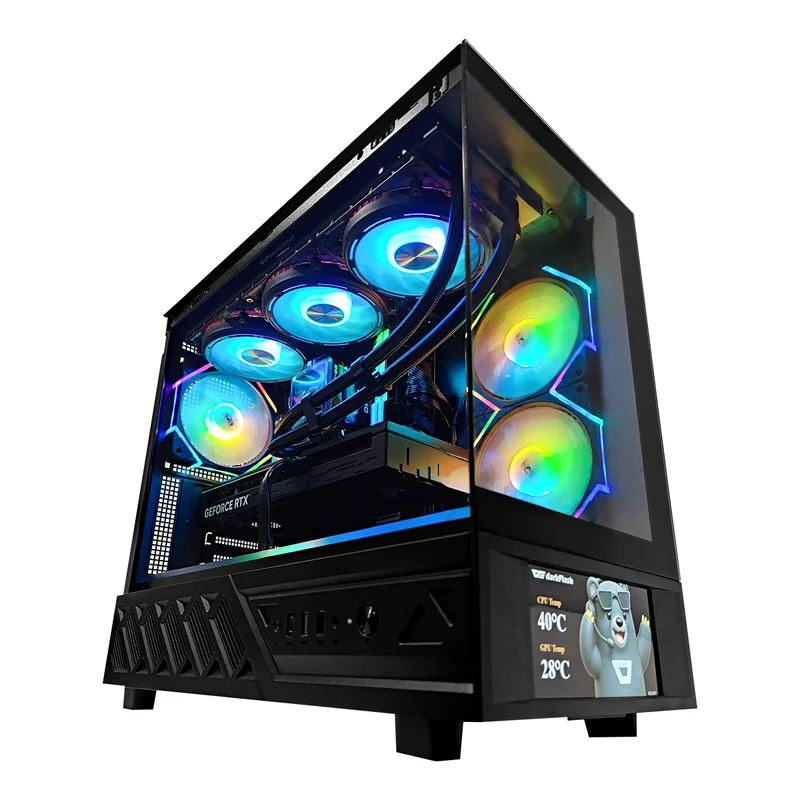 Optima DS950MV Black Desktop Gaming PC | AMD Ryzen 7 9700X | 32GB (2x16GB) RAM | 1TB SSD | RTX 5070 | Windows 11 Pro