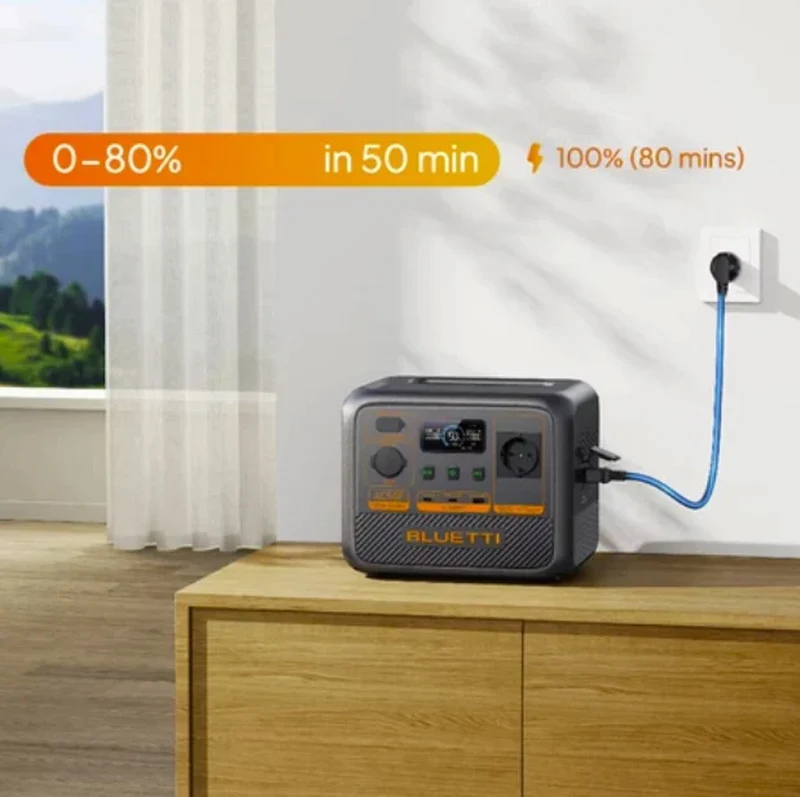 BLUETTI AC50P Portable Power Station | 504Wh LiFePO4 Battery | 700W AC Output & Turbo Charging