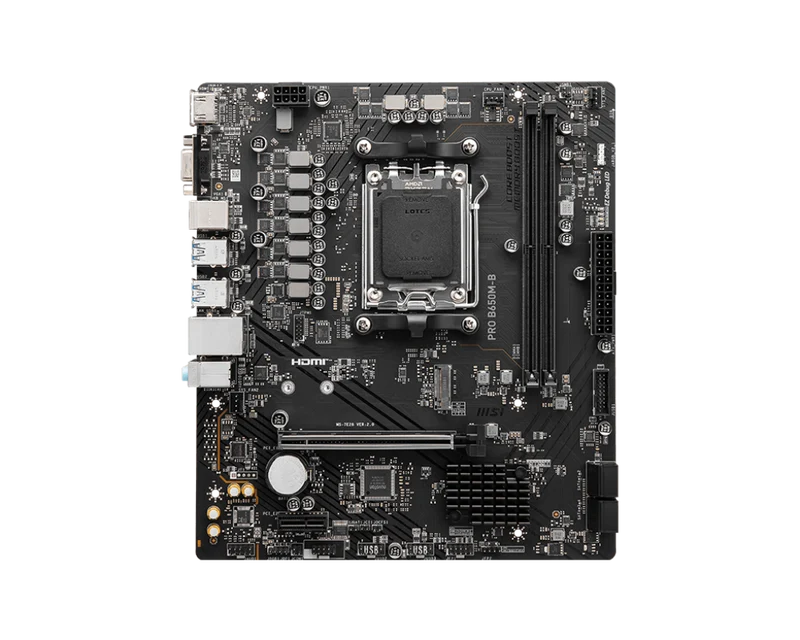 MSI PRO B650M-B – AM5 mATX Mainboard mit DDR5 & 2,5 Gb LAN