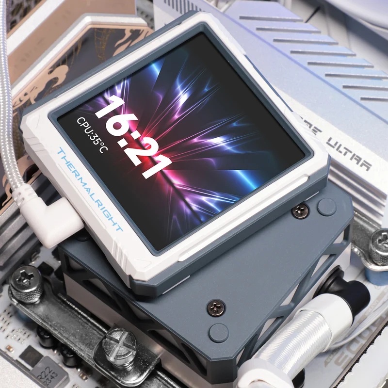 Thermalright Frozen Warframe Ultra 360 AIO ARGB CPU Liquid Cooler (Black, White)