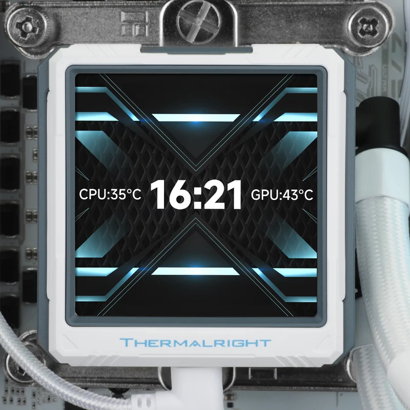 Thermalright Frozen Warframe Ultra 360 AIO ARGB CPU Liquid Cooler (Black, White)