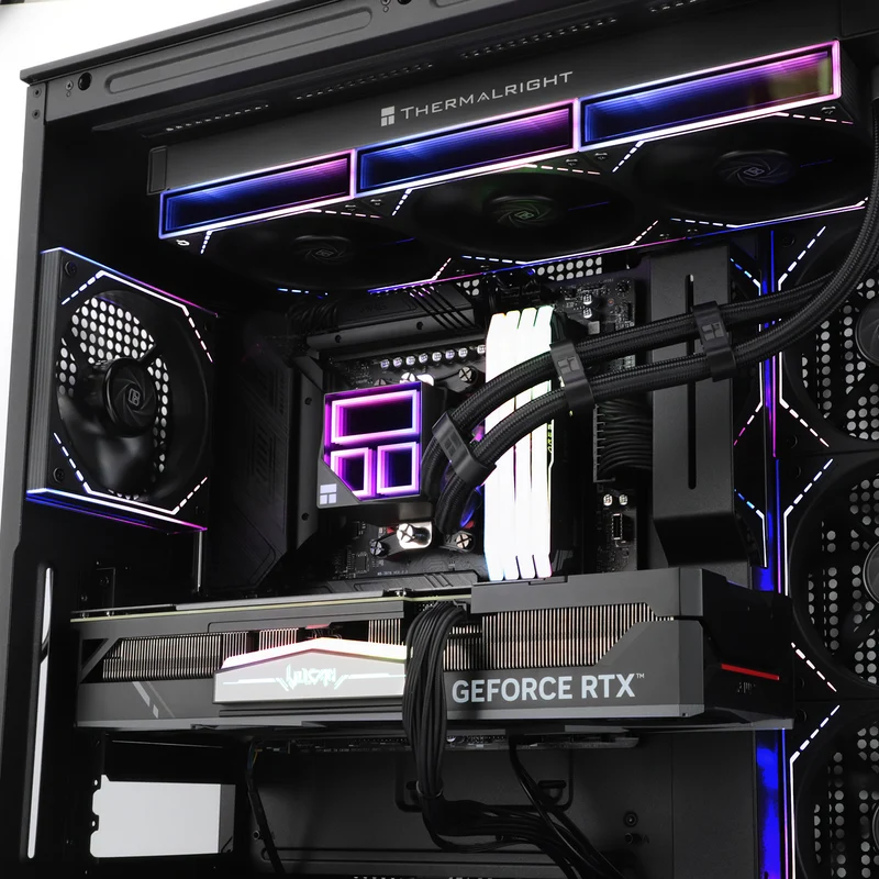 Thermalright Frozen Infinity 360 AIO CPU Liquid Cooler (Black, White)