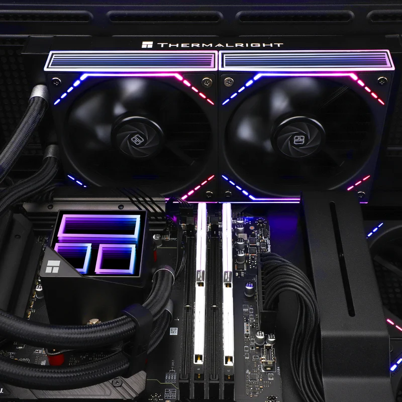 Thermalright Frozen Infinity 240 AIO CPU Liquid Cooler (Black, White)