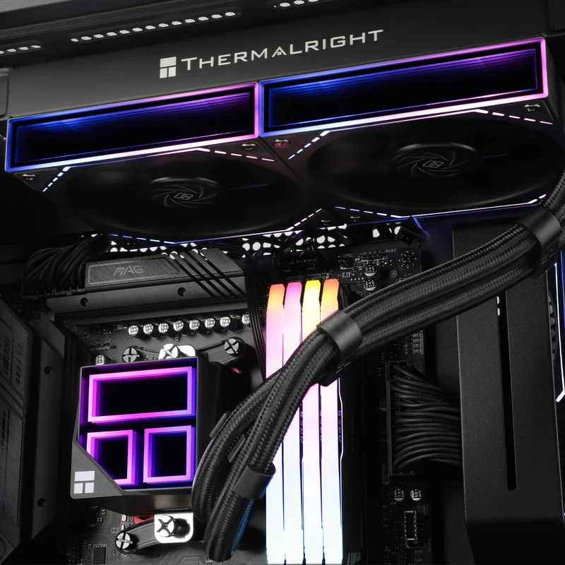 Thermalright Frozen Infinity 240 AIO CPU Liquid Cooler (Black, White)