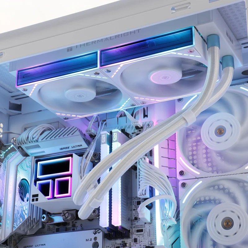 Thermalright Frozen Infinity 240 AIO CPU Liquid Cooler (Black, White)