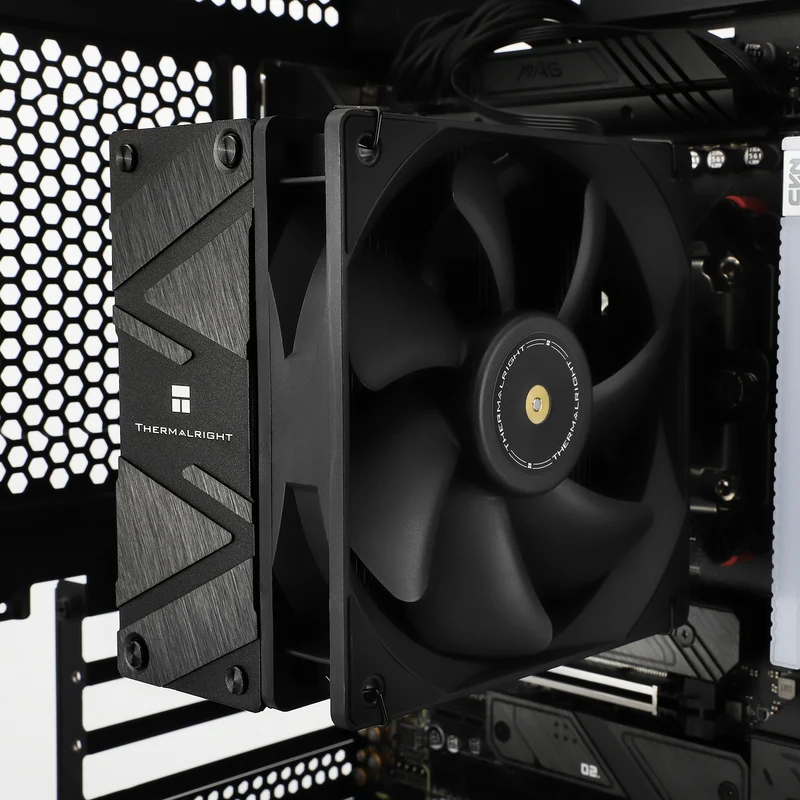 Thermalright Assassin Spirit 120 EVO Dark Single-Tower CPU Air Cooler (Black)