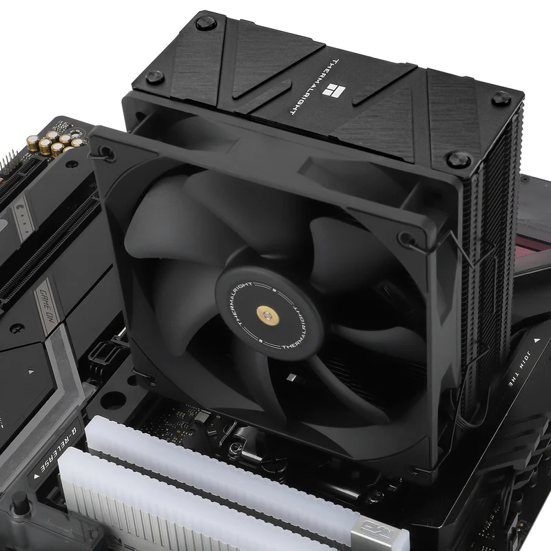 Thermalright Assassin Spirit 120 EVO Dark Single-Tower CPU Air Cooler (Black)
