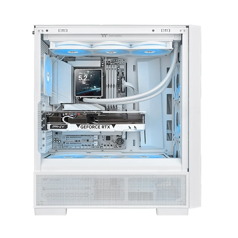 Thermaltake TH360 V3 Ultra ARGB Sync AIO Liquid Cooler with 3.95" LCD Display (Black, Snow Ed. ) (CL-W474-PL12SW-A, CL-W476-PL12SW-A)
